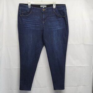 Wit & Wisdom Jeans Sophie Ankle Skinny Womens 20W AB Solution Panel High Rise